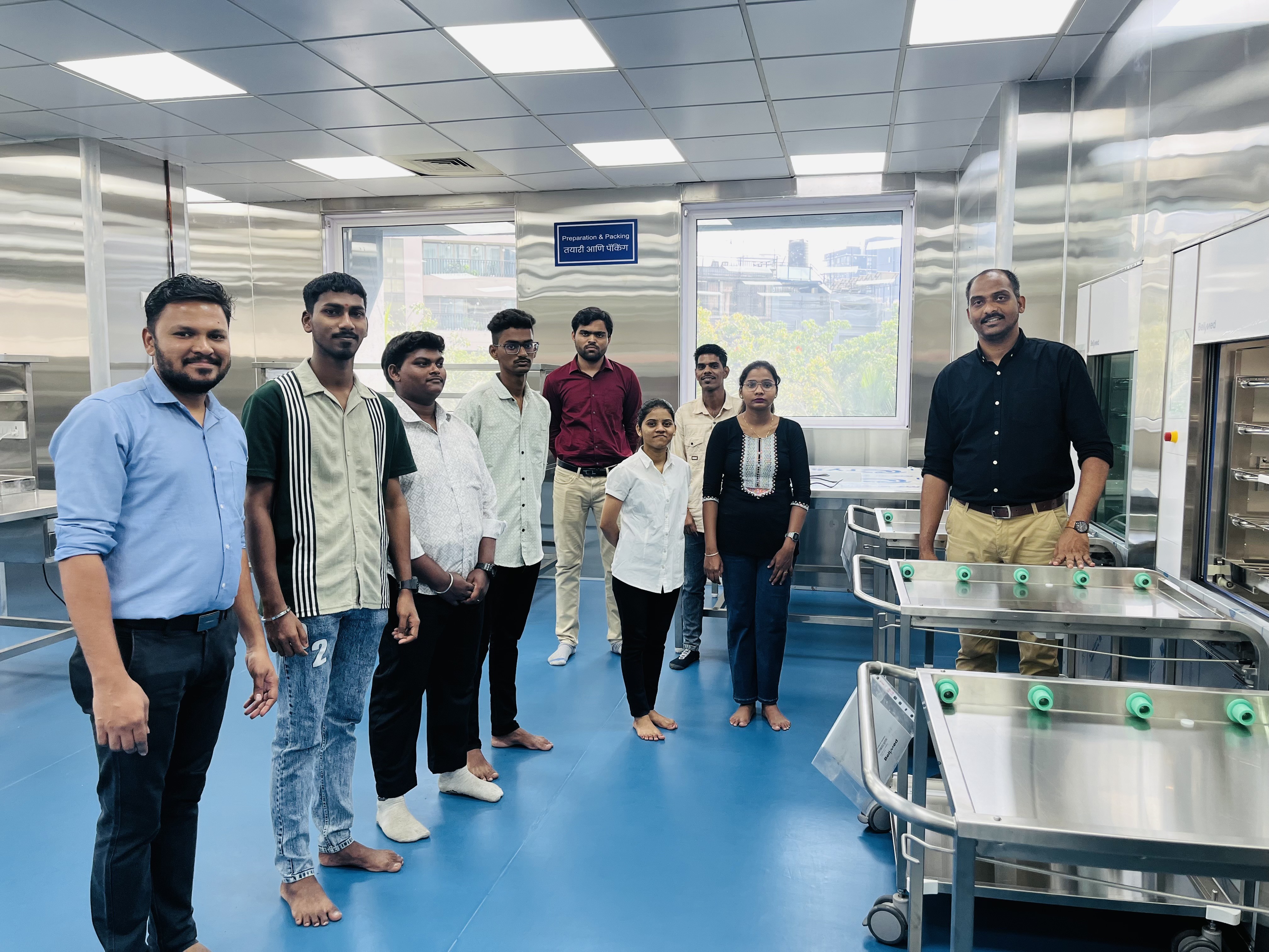 Steam sterilizer operation training