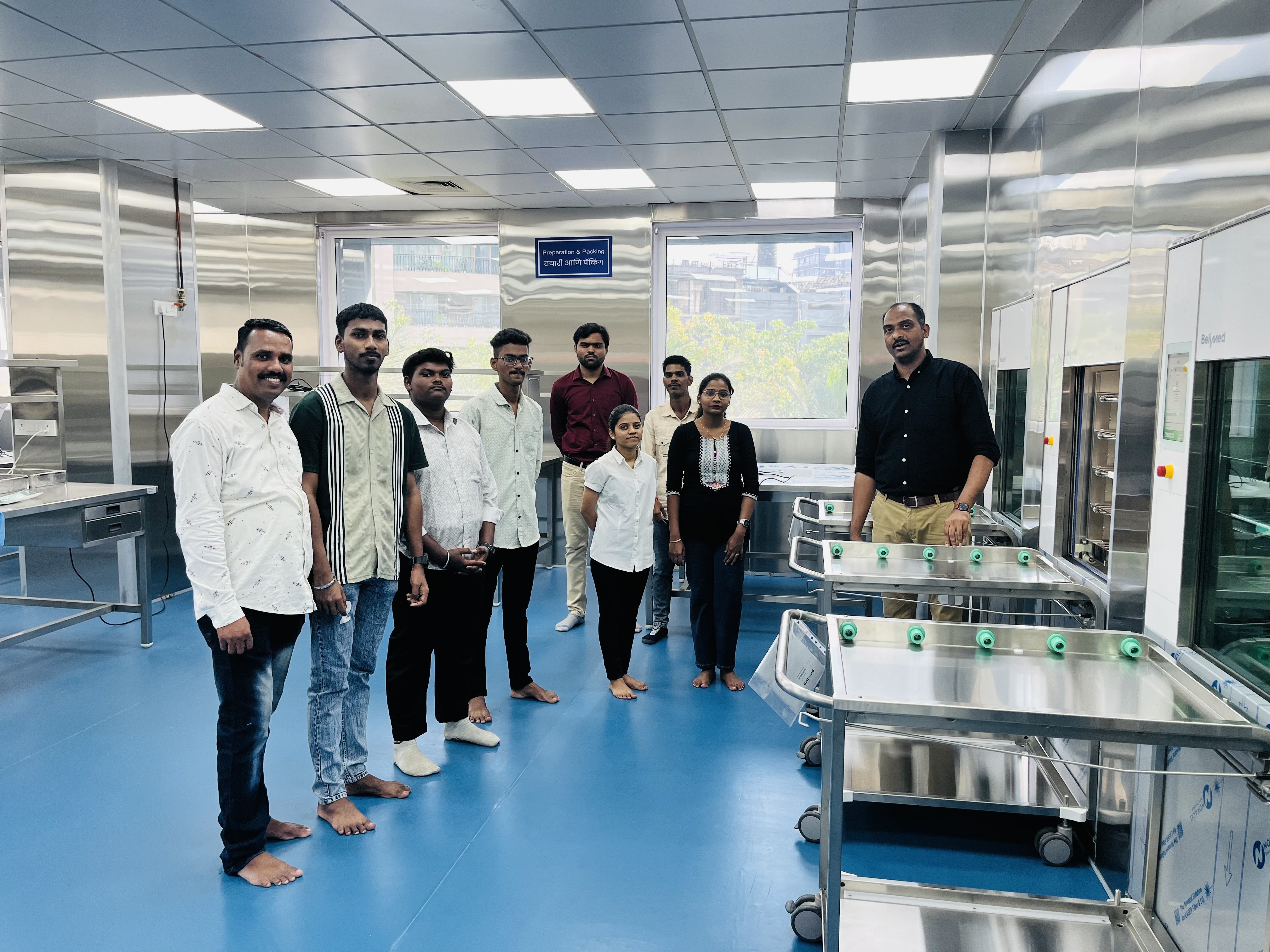 Steam sterilizer operation training
